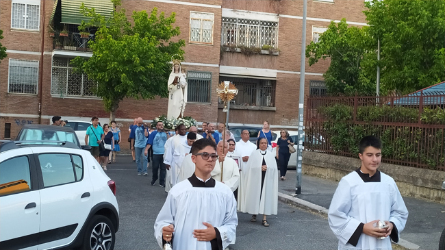 Un momento della celebrazione