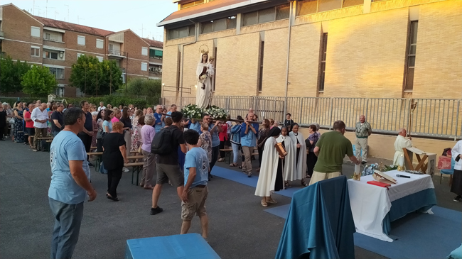 Un momento della celebrazione