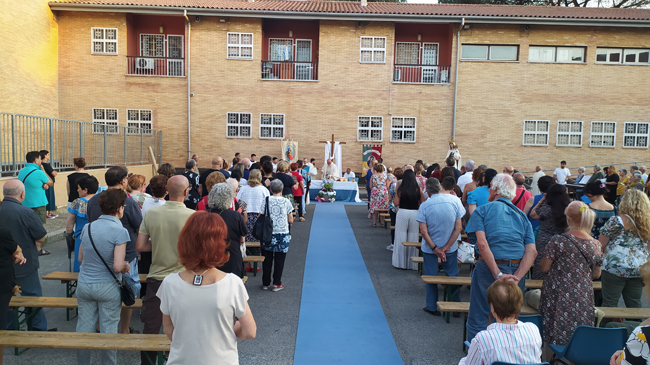 Un momento della celebrazione