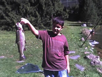 foto di Emanuele a pesca