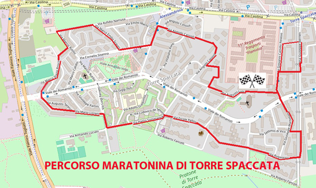 percorso Maratonina