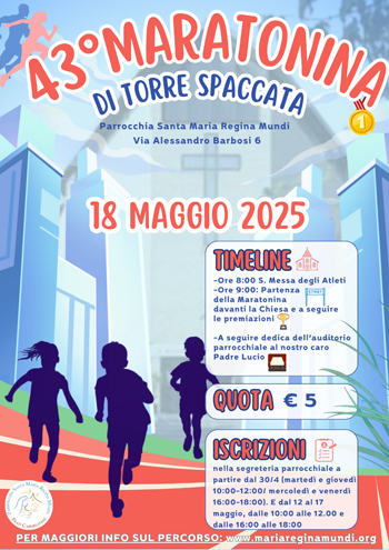 locandina maratonina