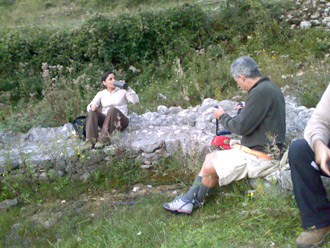 un momento di riposo