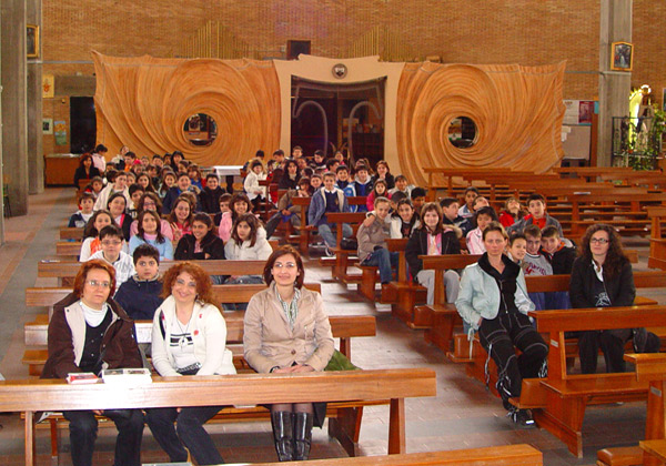 foto del gruppo dei bambini e le loro insegnanti foto visita