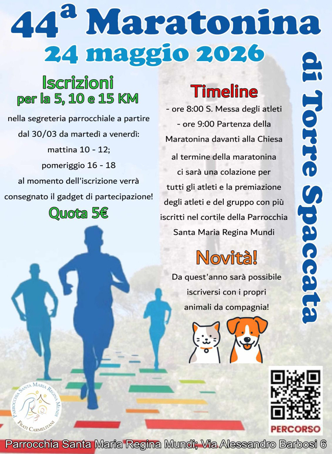 Locandina 44&ordf; Maratonina
